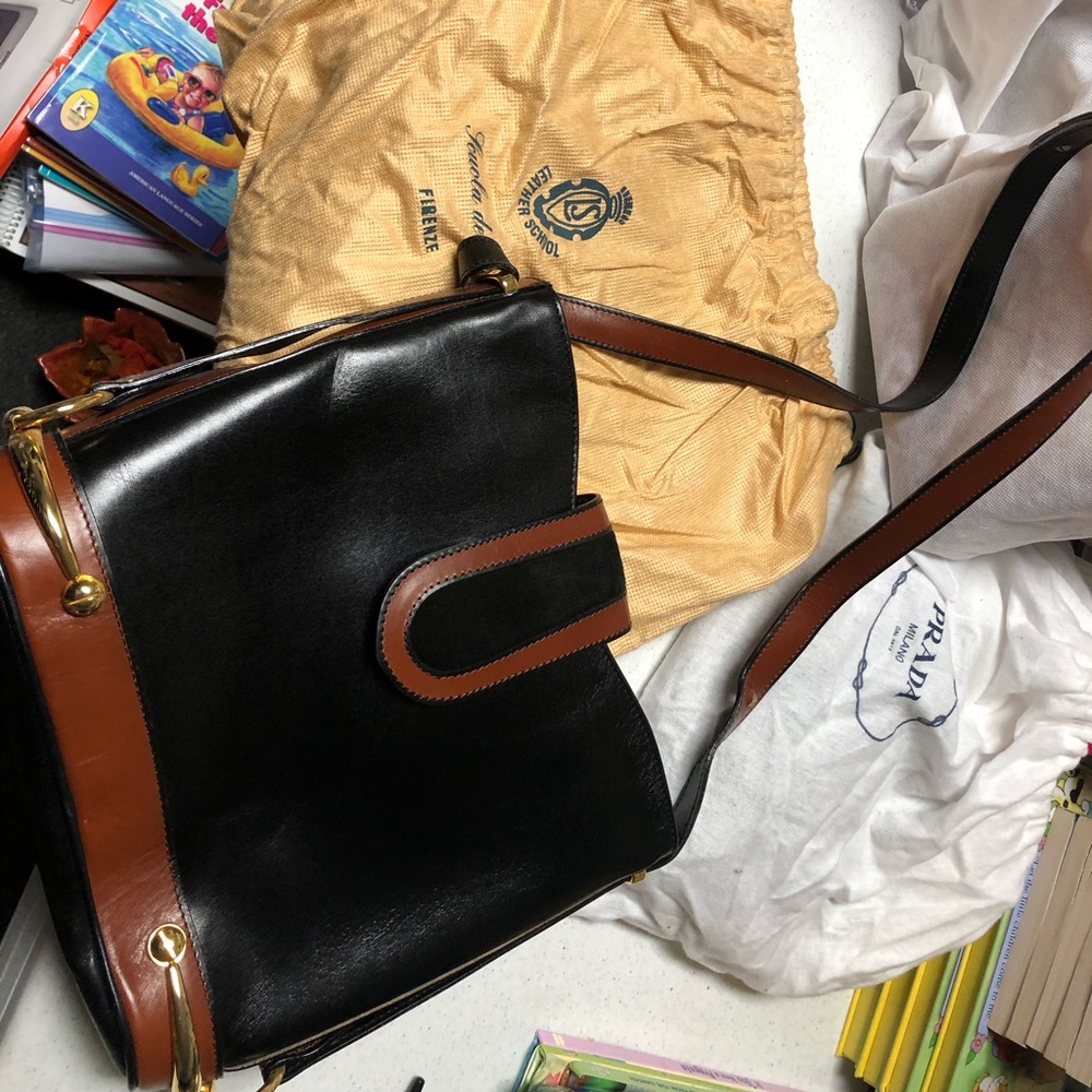 Italian leather purse from Florence Italy w bag